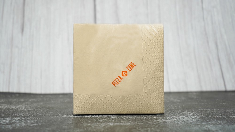 14a3af7e-faf3-45d0-9323-02252acc85cc PIZZA 25cm*25cm Bamboo Eco Cocktail napkins custom napkins - Image 1