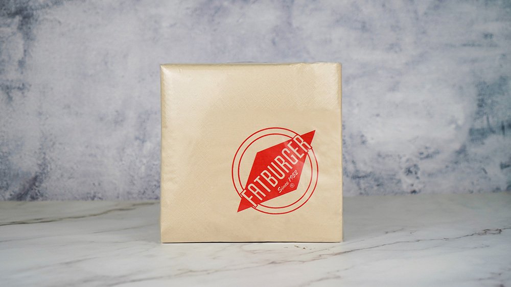 3c486759-f789-4578-bb20-3b8c00c6b63f 33cm*33cm 1/4 Fold Bamboo Eco lunch napkins custom napkin - Image 1