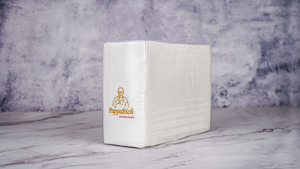 de273bd8-2b8a-4c00-a939-40d6525266a0 30cm*30cm 1/8 Fold 1-ply lunch napkins custom napkin - Image 1