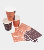 Sing wall paper cup cup fans