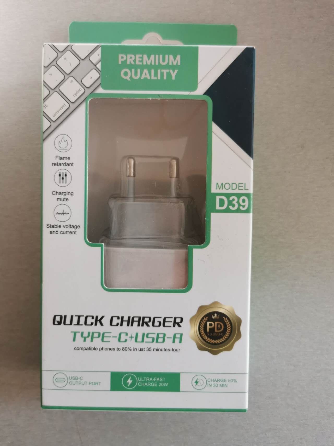 Image-12 Shenze Quick Charger Type-C+USB-A - Image 1