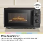 ShenZe  Freestanding microwave oven, 20L compact in black, 700W